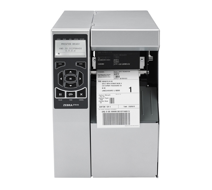 斑马Zebra ZT510工业条码标签打印机